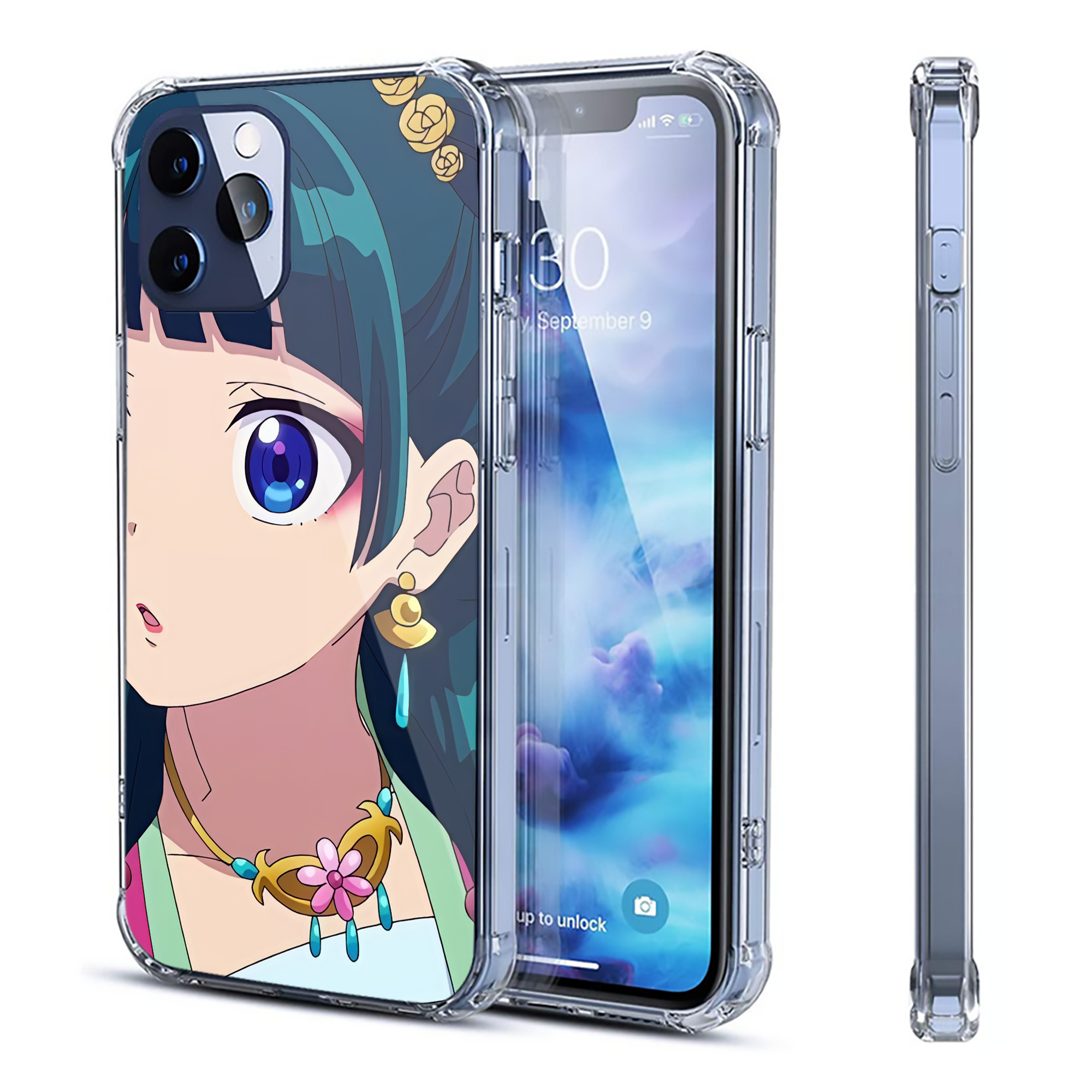 （画像用） 薬屋のひとりごと The Apothecary Diaries 【iPhone 12シリーズ対応】透明スマホケース（クリアソフトケース）